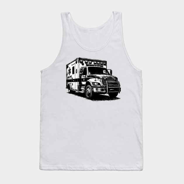 Ambulance Tank Top by Vehicles-Art